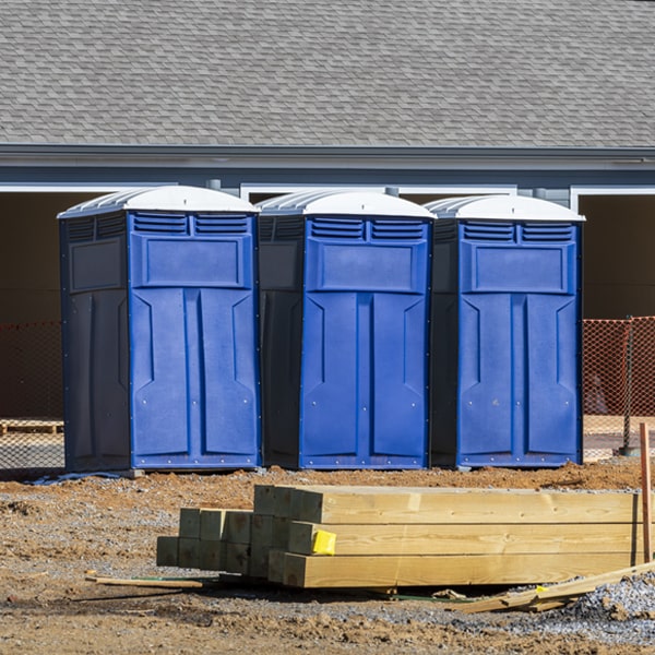 what is the expected delivery and pickup timeframe for the porta potties in Jasper